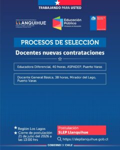 ¡Postula para cubrir vacantes docentes!
