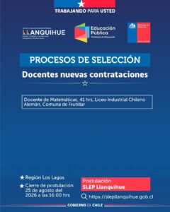 ¡Postula para cubrir vacantes docentes!