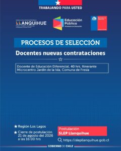 ¡Postula para cubrir vacantes docentes!