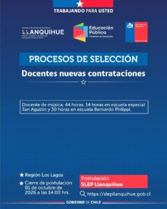 ¡Postula para cubrir vacantes docentes!