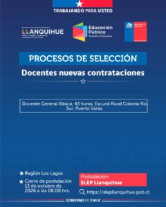 ¡Postula para cubrir vacantes docentes! 📚✏️